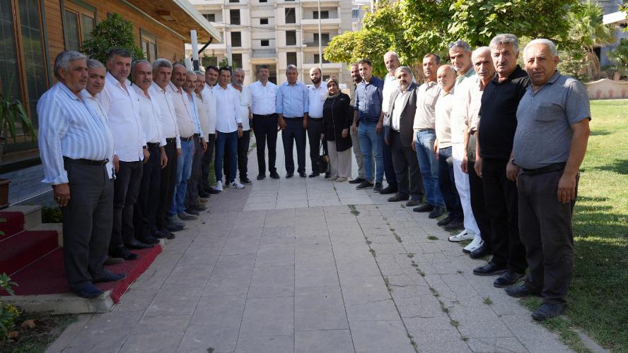 BAŞKANIMIZ TUTDERE, SU SORUNUNU MUHTARLARLA MASAYA YATIRDI