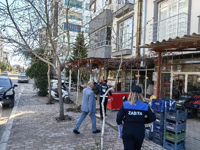 Adıyaman Belediyemizden kaldırım işgaline sıkı denetim   