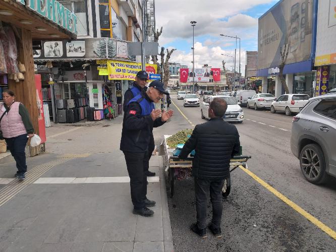 Adıyaman Belediyemizden kaldırım işgaline sıkı denetim   