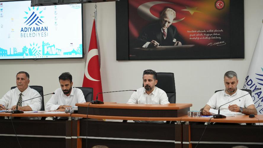 Adıyaman Belediyemiz Ağustos Ayı Meclis Toplantısı yapıldı