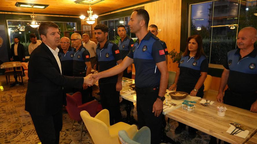 Başkanımız Tutdere zabıta personeliyle bir araya geldi   