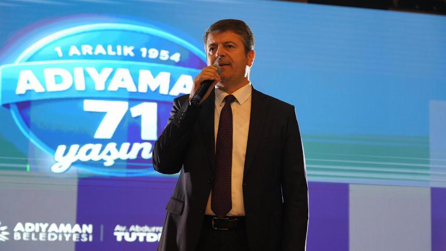 Adıyaman Belediyemizden 71. Yıla Anlamlı Kutlama