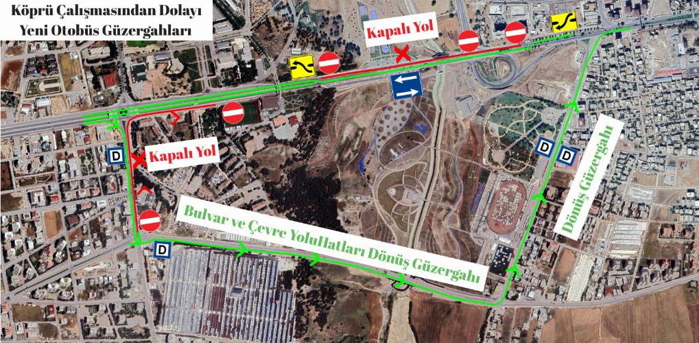 Adıyaman Belediyesi’nden sürücülere alternatif yol uyarısı