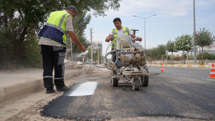 Adıyaman Belediyemizden okul önlerinde trafik güvenliği çalışmaları