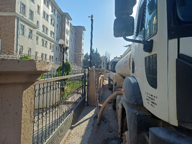 Adıyaman Belediyemizden mahallelere su dağıtım desteği