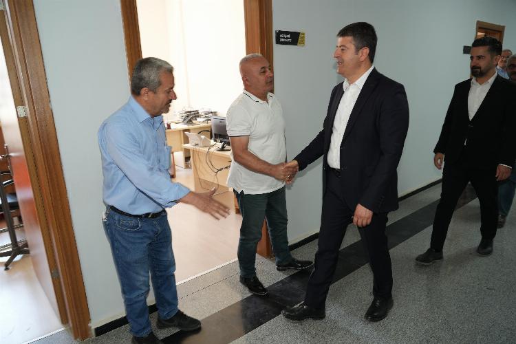 Başkanımız Tutdere, Belediye personeliyle bayramlaştı