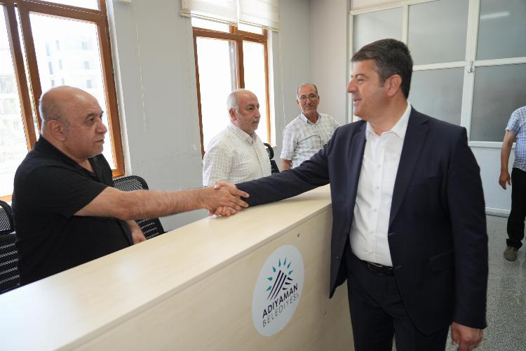 Başkanımız Tutdere, Belediye personeliyle bayramlaştı