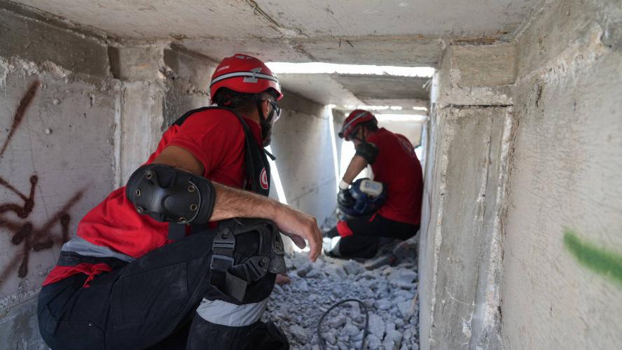 Adıyaman Belediyemizden Gerçeği Aratmayan Deprem Tatbikatı