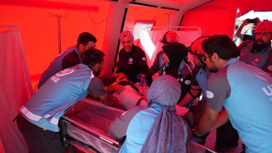 Adıyaman Belediyemizden Gerçeği Aratmayan Deprem Tatbikatı