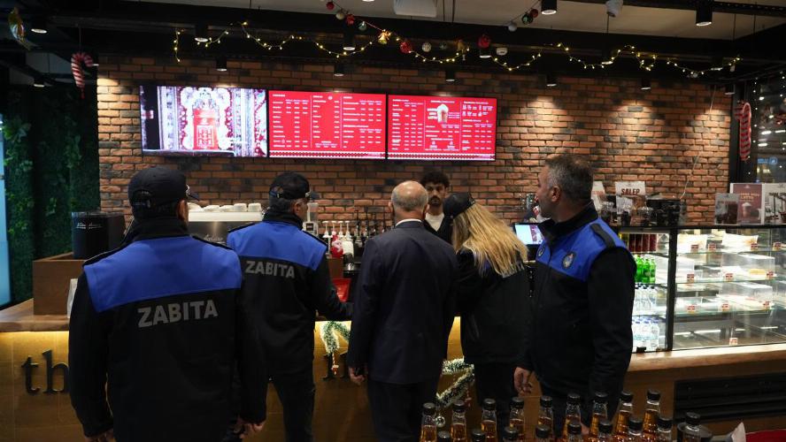 Belediyemiz Ekiplerinden Yılbaşı öncesi kapsamlı denetim   