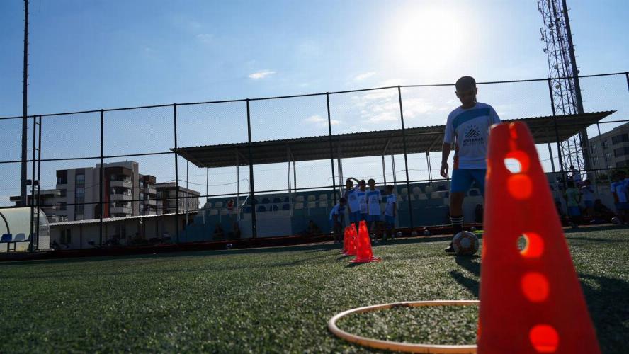 Adıyaman Belediyesi Yaz Spor Okulları’nda futbol coşkusu