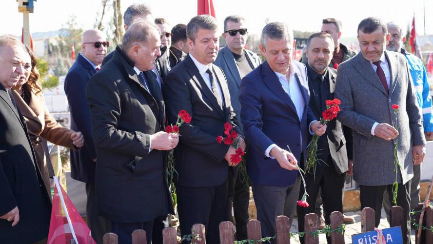 CHP Genel Başkanı Özgür Özel, 6 Şubat Anmaları Kapsamında Adıyaman’da   