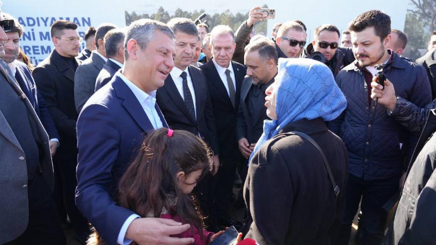 CHP Genel Başkanı Özgür Özel, 6 Şubat Anmaları Kapsamında Adıyaman’da   