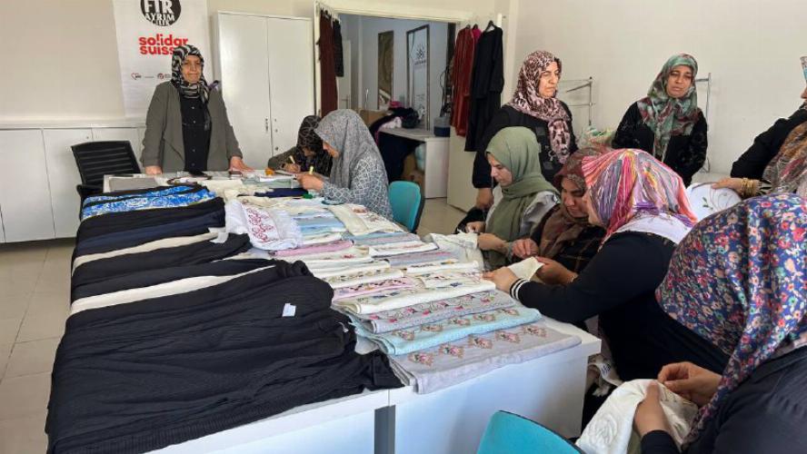 Adıyaman Belediyemizin ‘Altın İğne’ Projesi kadınlara umut oluyor