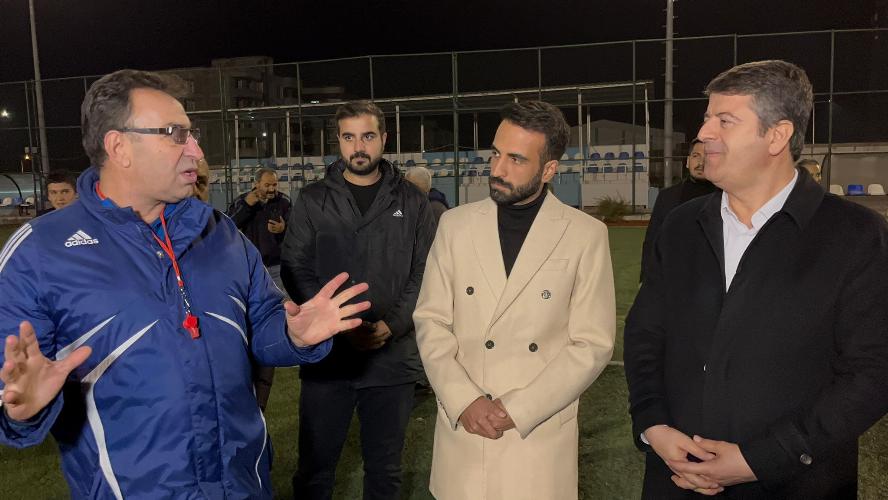 Başkanımız Tutdere’den işitme engelli futbolculara baklava ikramı