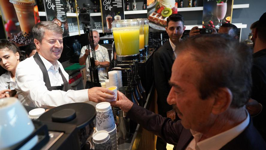 Adıyaman Yeni Mekanına Kavuştu: İlk Limonatalar Başkanımız Tutdere’den 