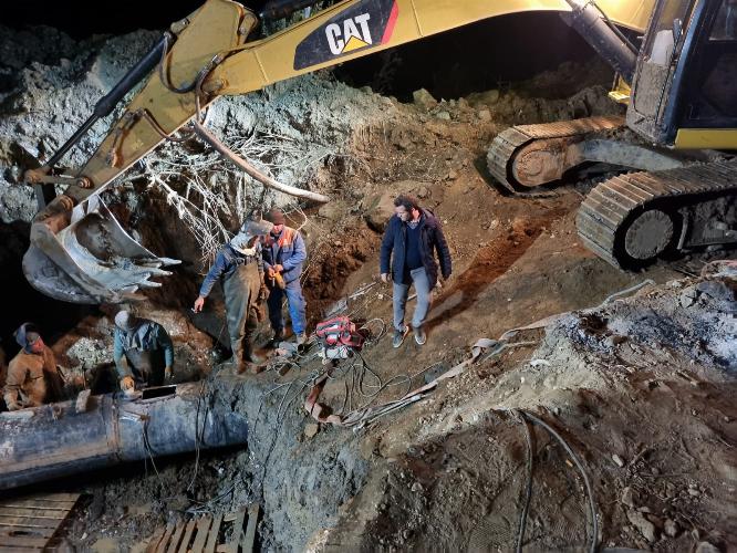 Havşeri isale hattında çalışmalar tamamlandı, su arzı sağlanmaya başlandı