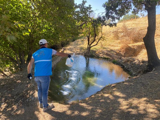 Adıyaman Belediyemizin ilaçlama mesaisi devam ediyor