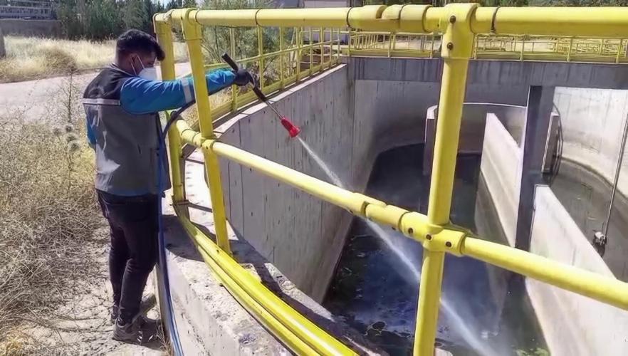 Adıyaman Belediyemiz larva mücadelesini yoğunlaştırdı   