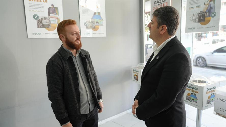 Başkanımız Tutdere’den esnaf ziyareti   