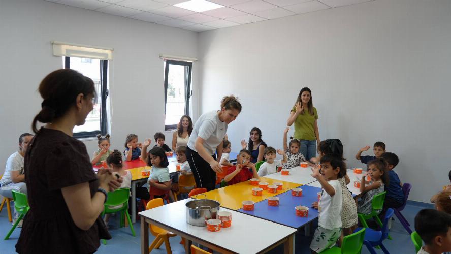 Yeni Mahalle Çocuk Kampüsümüzde aşure etkinliği düzenlendi   