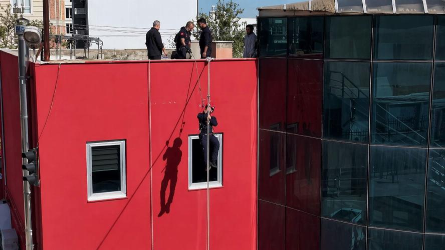 Adıyaman İtfaiyemizden gerçeğini aratmayan tatbikat   