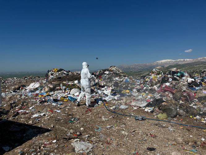 Adıyaman’da karasinek ve haşereye karşı yoğun mücadele   