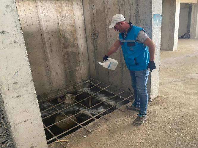 Adıyaman Belediyemizin ilaçlama mesaisi devam ediyor