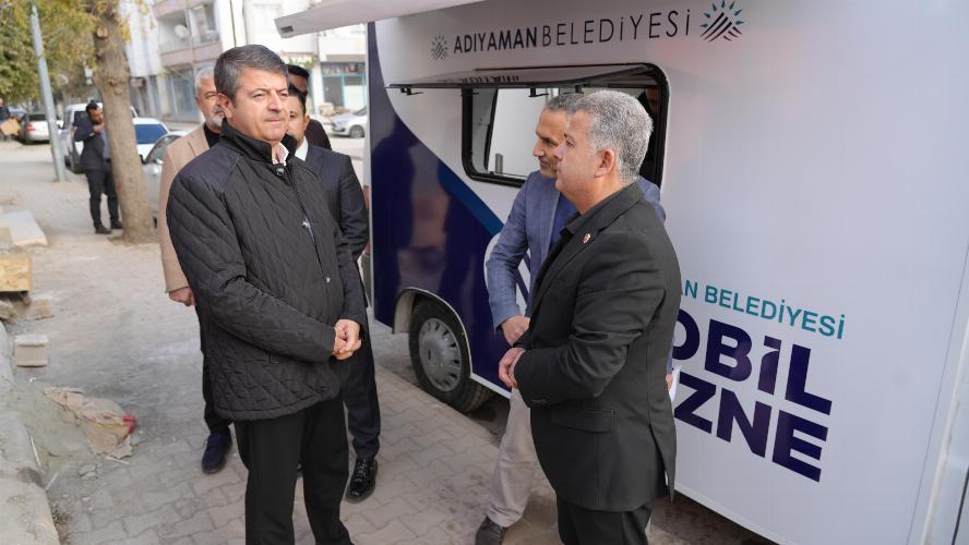 Adıyaman Belediyemiz Mobil Vezne Hizmeti başladı