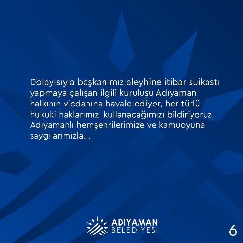 Basına ve Kamuoyuna duyurulur