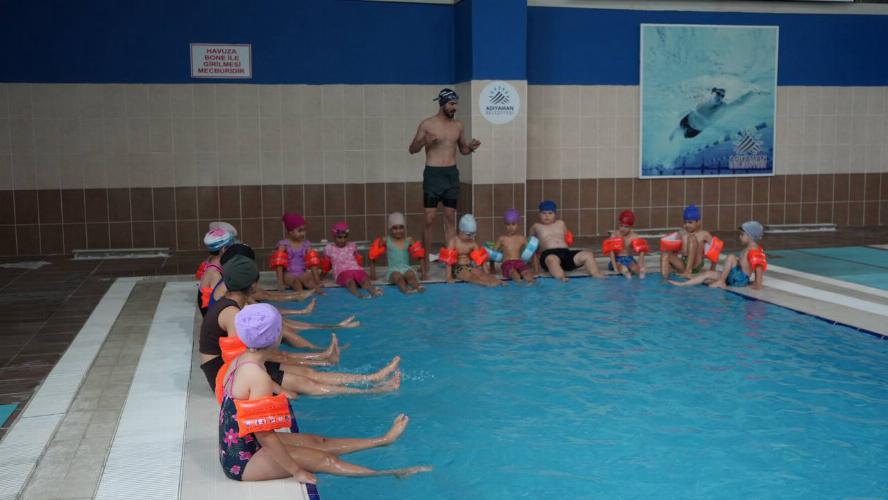Adıyaman Belediyemiz Yüzme Kurslarına rekor katılım
