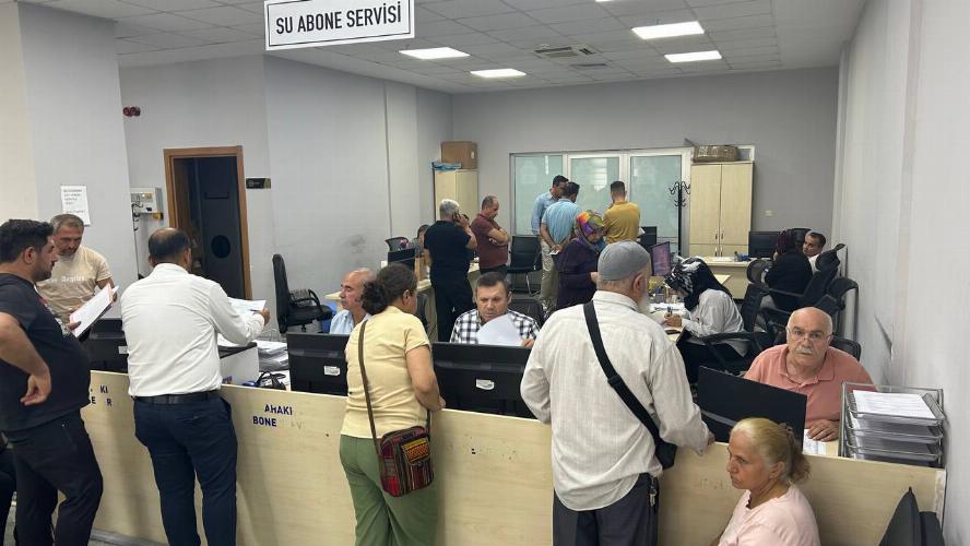 Adıyaman Belediyemizde abone başvuru yoğunluğu